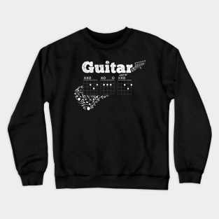 Funny father's gift Guitar Chords Saying Dad, Guitar Dad T-shirt for Music Lover Crewneck Sweatshirt